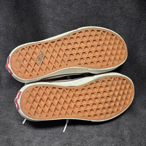 Vans Pink Off The Wall Old Skool Low Top Canvas Shoes - Picture 8 of 9